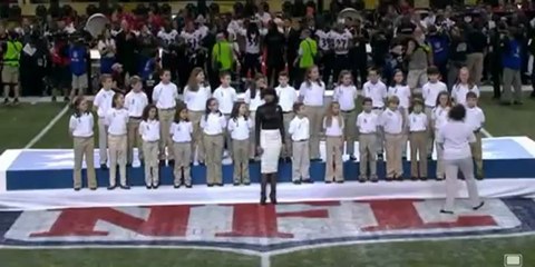 Jennifer Hudson & Sandy Hook Chorus - America The Beautiful @ Super Bowl 2013