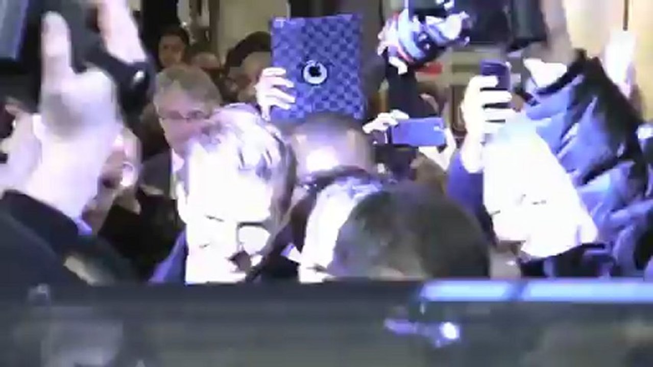 David Beckham ist aufgeregt