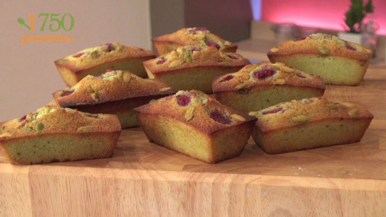Financiers aux pistaches et aux framboises - 750 Grammes