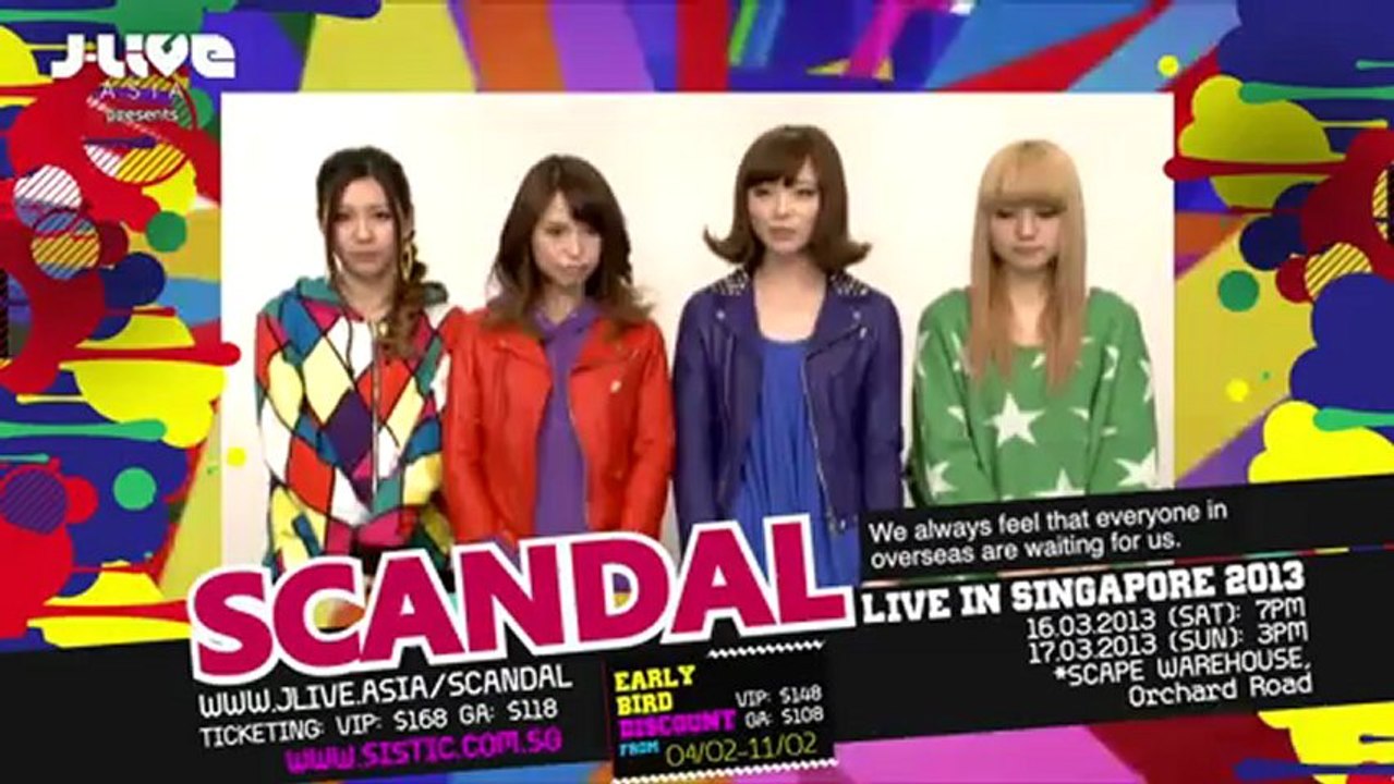 SCANDAL ~LIVE IN SINGAPORE~ (Message Video 2013)