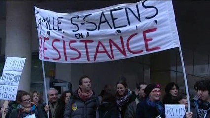 Grève au collège-lycée Camille-Saint-Saëns à Rouen