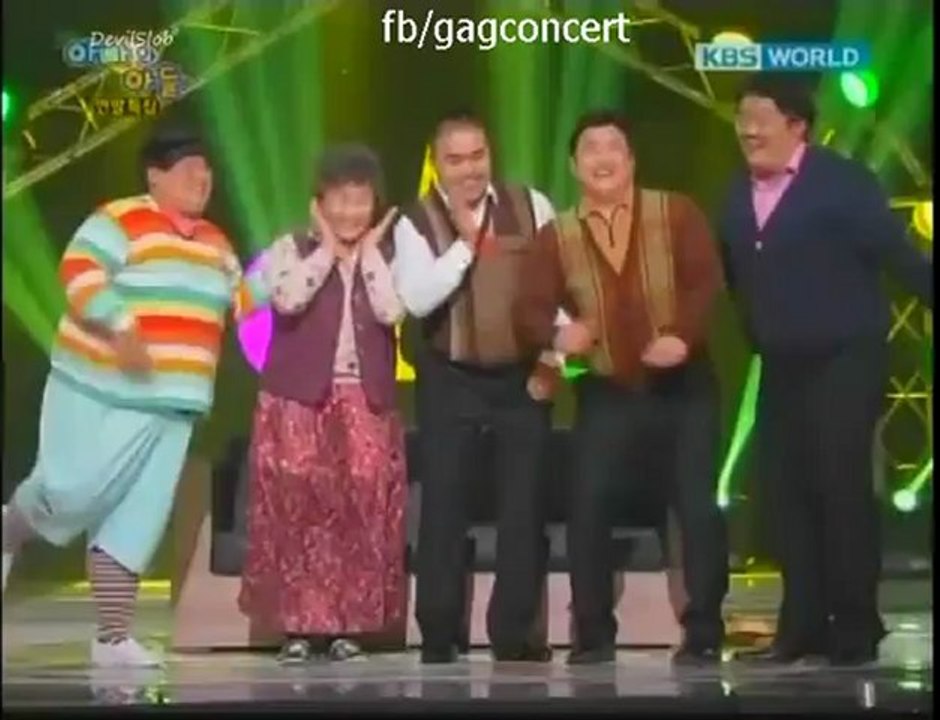 [ENGSUB] GAG CONCERT EP. 679 Father and Son (last episode for 2012 SPECIAL) Guest Kim Jiho-Kim Junhyun and kim Mingyeong