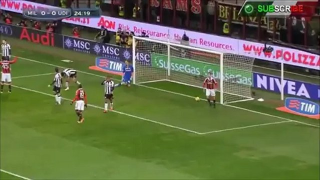 JADWAL BOLA-CUPLIKAN GOL AC MILAN VS UDINESE 2-1 LIGA ITALIA