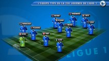 L'équipe-type de la 23e journée de Ligue 1
