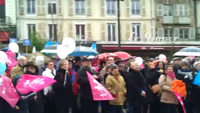 La manif pour tous à Moulins dans l'Allier