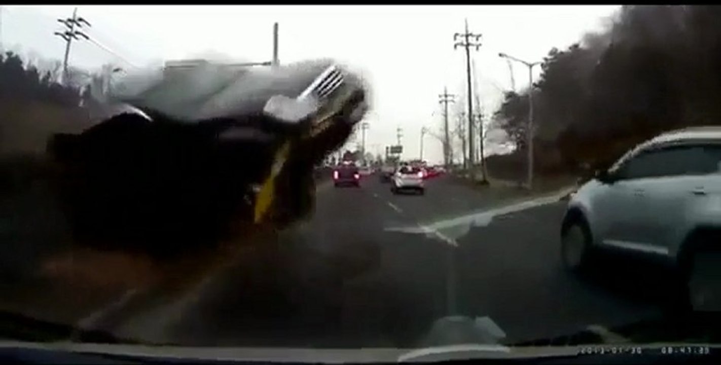 Dashcam Accident Voiture Volante