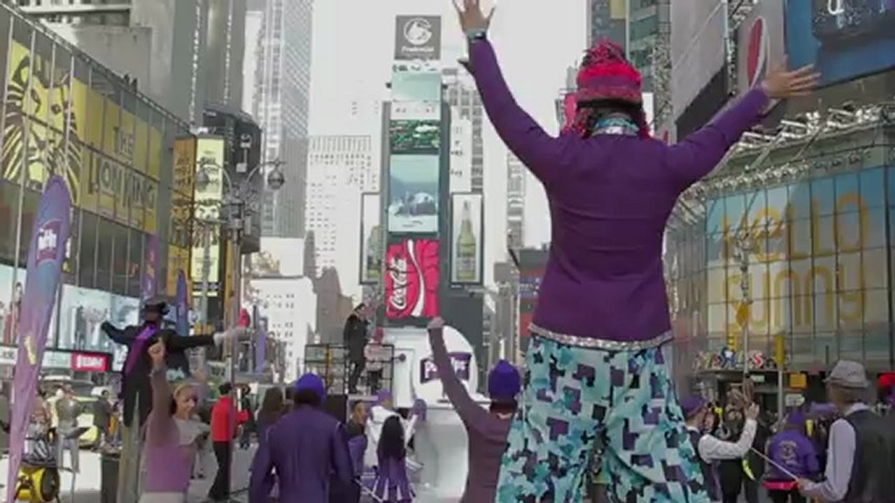 Pull-Ups First Flush Times Square Celebration Event