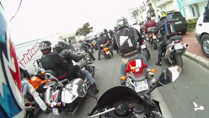 enduropale du touquet 2013, l'arrivée dans la ville