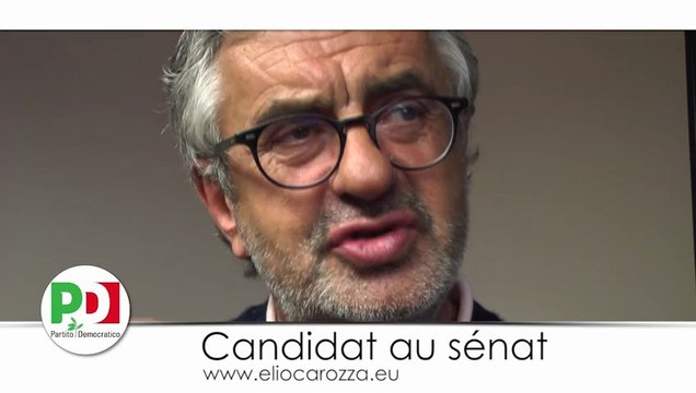 Elio Carozza, candidat du Partito Democratico au Sénat