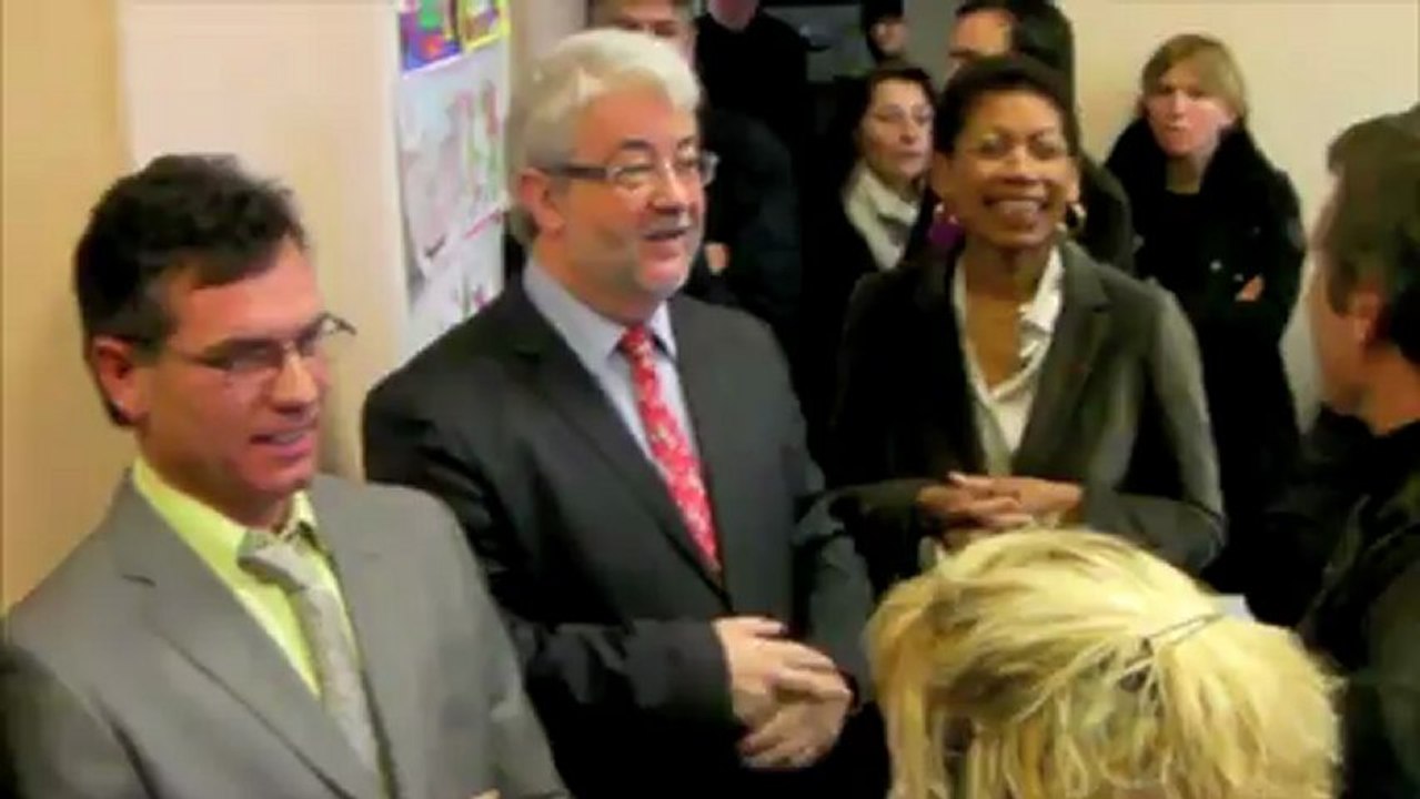 La ministre de la réussite scolaire dans l'Aisne