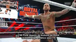 The Rock vs CM Punk Legendado PT-BR (Royal Rumble 2013)