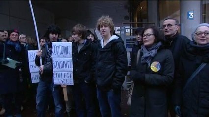 Grève au collège-lycée Camille-Saint-Saëns de Rouen