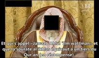 Qur'an 1 fois ou al Ikhlas 3 fois - cheikh al Fawzan