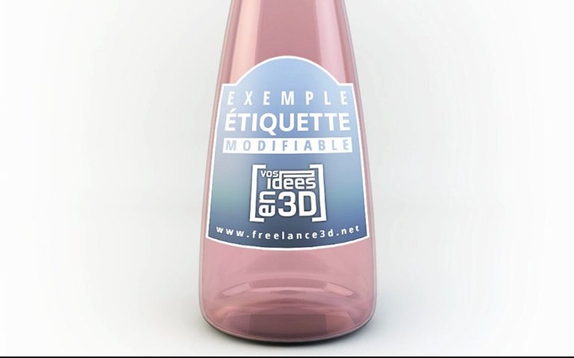 Démonstration étiquette packaging modifiable sur Photoshop®