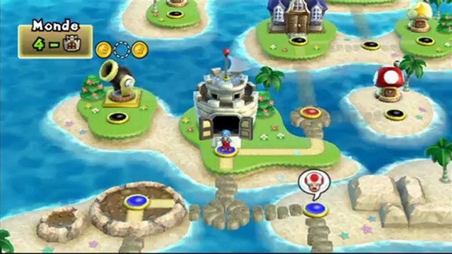 New Super Mario Bros. Wii - Monde 4 : Niveau 4-Tour