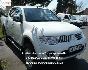 MITSUBISHI PICK UP L200 DOUBLE CABINE Diesel neuve à 24980 €
