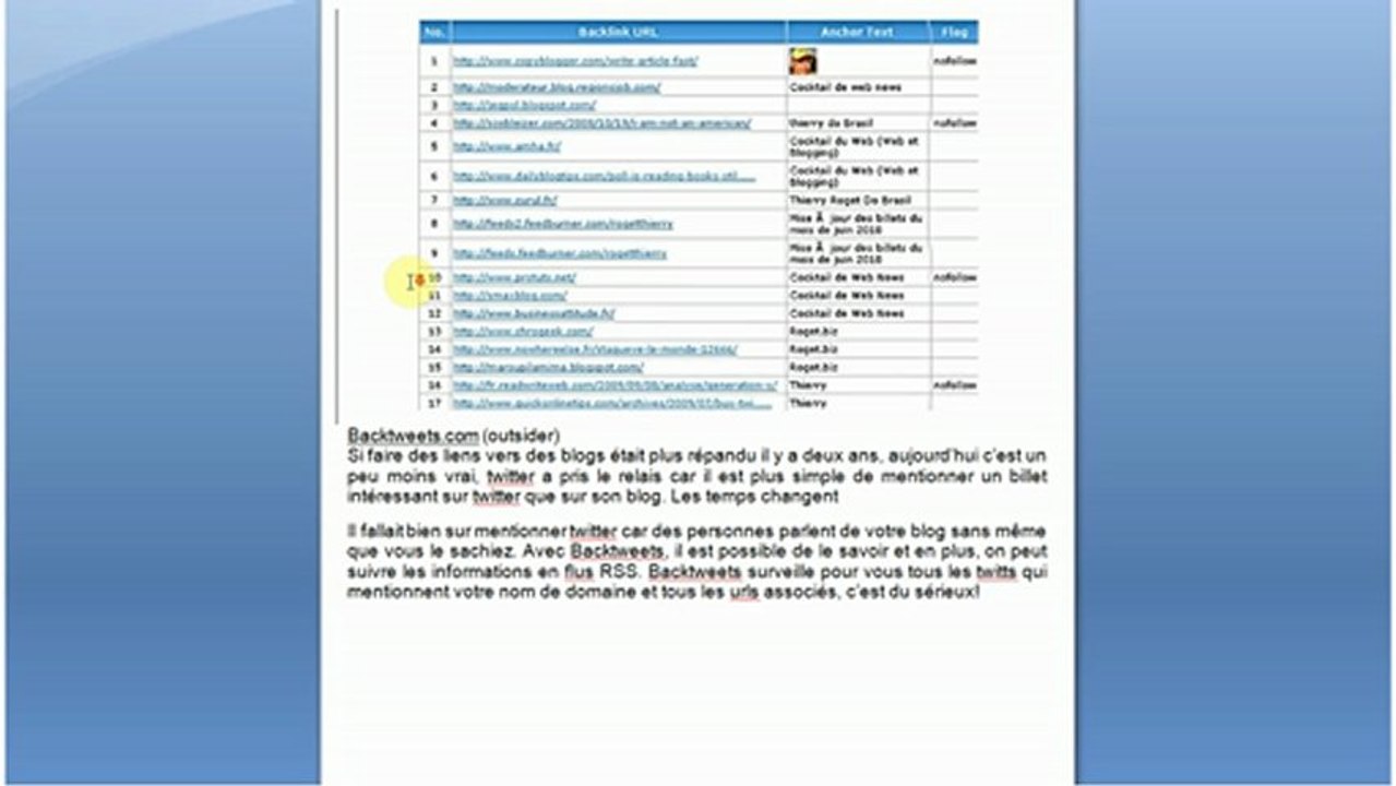 le célèbre backlink par 'creation site paris' et 'webdesign-x.fr'