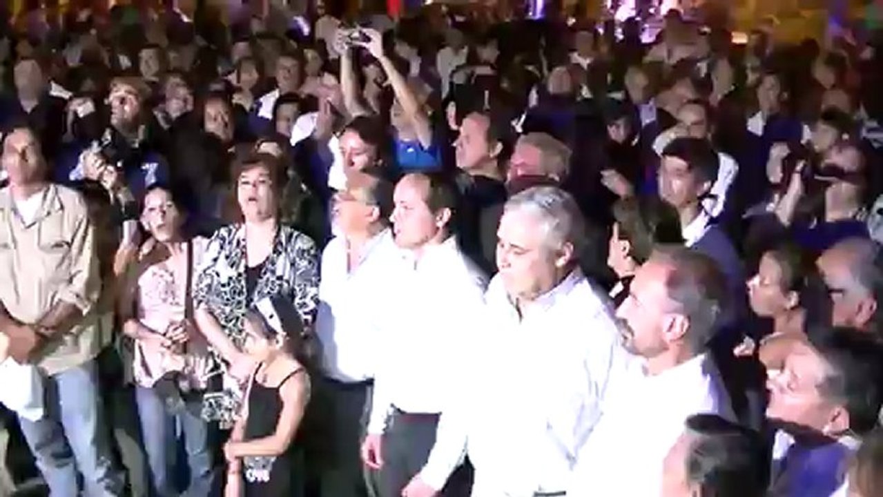 Marcha de San Lorenzo,Cantado por todos los presentes