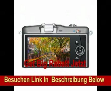 Olympus Pen E-PM1 Systemkamera (12 Megapixel, 7,6 cm (3 Zoll) Display, bildstabilisiert) silber mit 14-150mm Objektiv silber