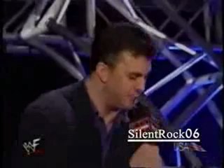The Rock, Mick Foley & Shane McMahon segment