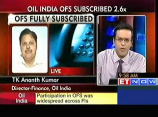 OFS oversubscribed 2.6 times : Oil India
