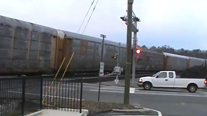 Norfolk Southern autorack train northwest through Austell Ga.