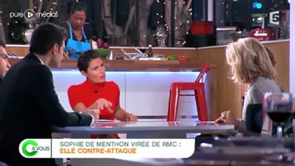 Sophie de Menthon contre-attaque après son dérapage sur RMC
