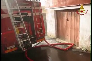Avellino - Incendio abitazione (03.02.13)