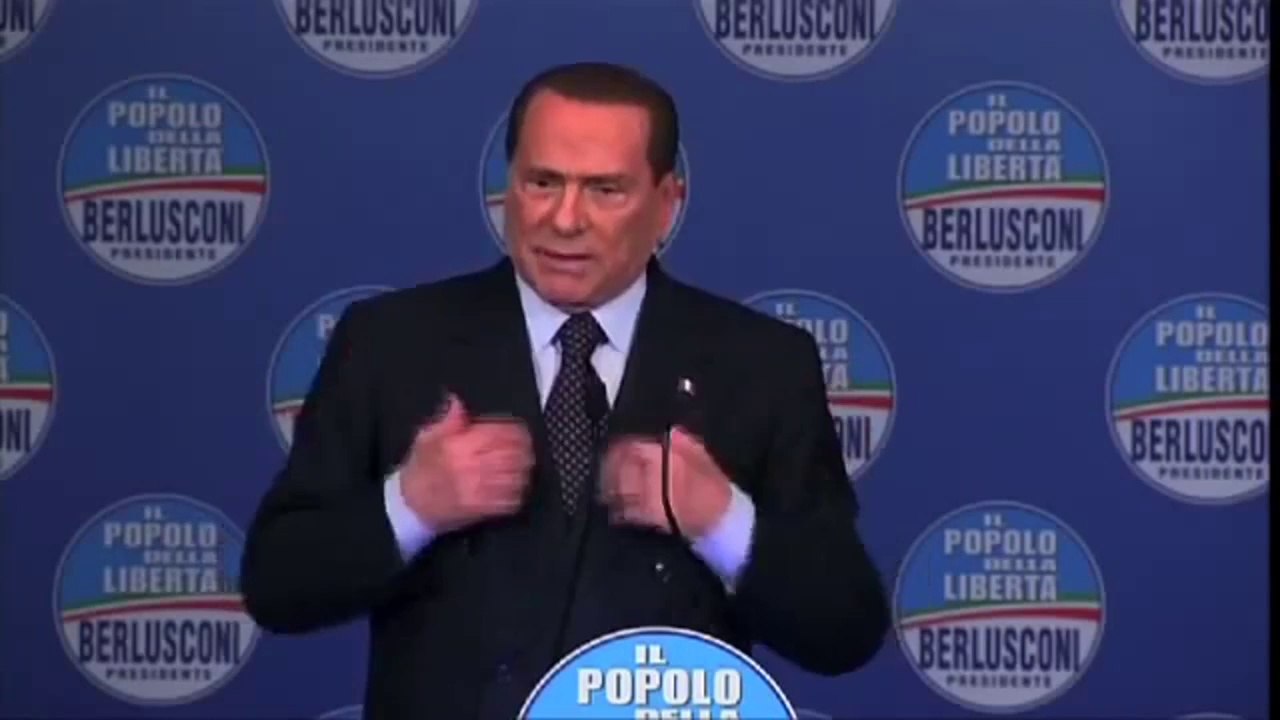 Berlusconi - La casa non deve essere tassata (01.02.13)