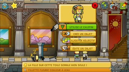 Soluce Scribblenauts Unlimited : La galerie Virgule - Fragment n°3