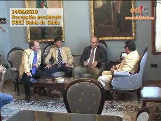 Recepción presidente CEEI  Bahía de Cádiz