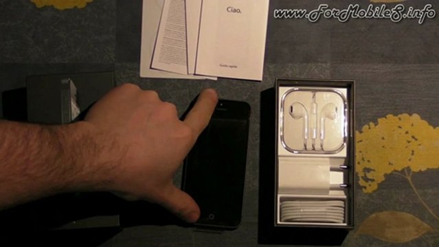 Apple iPhone 5 64 GB nero e ardesia - Unboxing