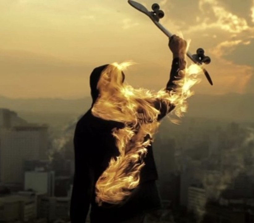 Fire skateboarding - Burn production - Ride feat Steve Berra