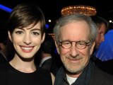 Anne Hathaway on Oscar dress, her pal Spielberg