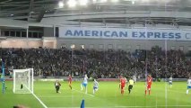 Ashley Barnes Penalty - Brighton 1-2 Liverpool Carling Cup 19/02/12