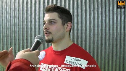 Entretien avec Francis  Desrosiers : Attaquant de Grenoble