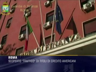 Scoperto "traffico" di titoli di credito americani