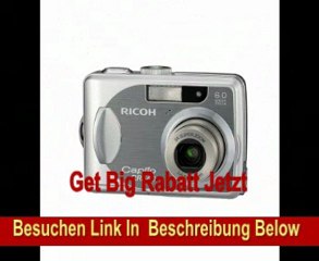 Ricoh CAPLIO RR660 Digitalkamera (6,16 Megapixel, 3-fach opt. Zoom, SD-Karten Slot) silber