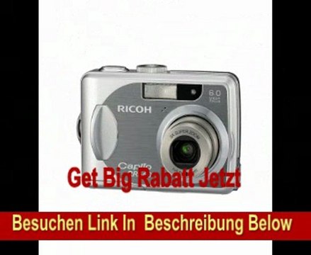 Ricoh CAPLIO RR660 Digitalkamera (6,16 Megapixel, 3-fach opt. Zoom, SD-Karten Slot) silber