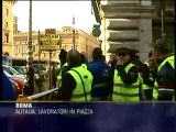 Alitalia, i lavoratori Argol in piazza