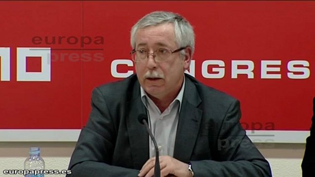 Toxo: Si Rajoy cree que es cierto debería dimitir