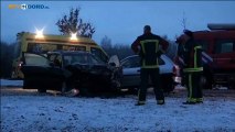 Twee gewonden bij ongeval door gladheid - RTV Noord