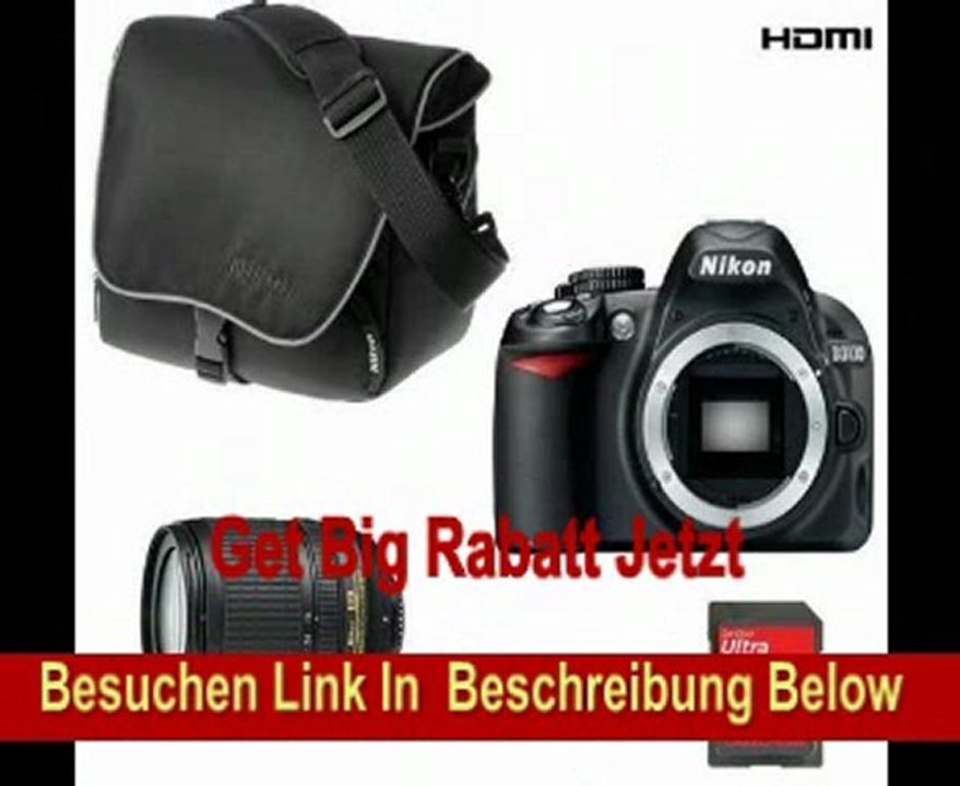 D3100 + Objektiv AF-S DX 18-105 VR + Fototasche + 4 GB SD-Card