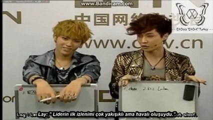 [TR SUB/PART 3/6] 120607 EXO-M "StarTalk" CCTV Röportajı