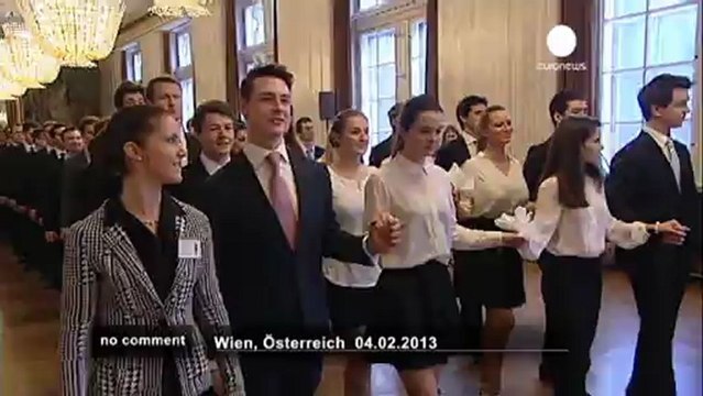 Getting ready for Vienna's Opera Ball - no comment