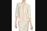 Nina Ricci  Sequin Embroidered Cotton Tweed Jacket Spring Fashion Weeks 2013