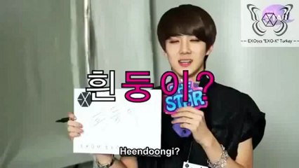 [TR SUB] 120510 EXO-K Sehun "The Star"