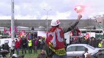 Manifestation en soutien aux PSA d'Aulnay-sous-Bois