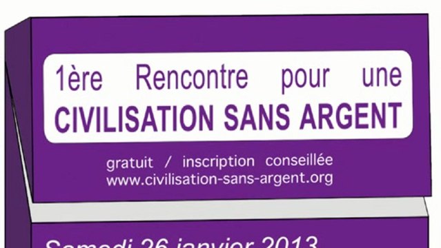 Réaction du public après l'intervention de Marc Chinal à la 1ère rencontre pour une civilisation sans argent