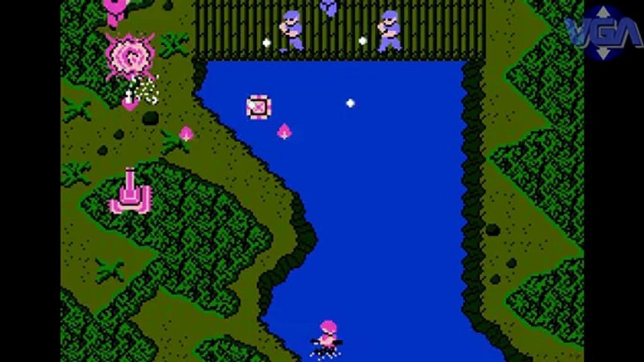 VGA Ikari warriors gameplay snk console nes 1987 HD